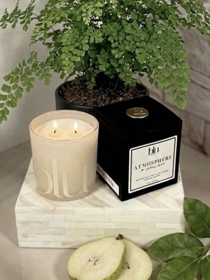 Nectar Artisan Candle by Atmosphere by BLU - Peach Nectar and Wild Honey scent