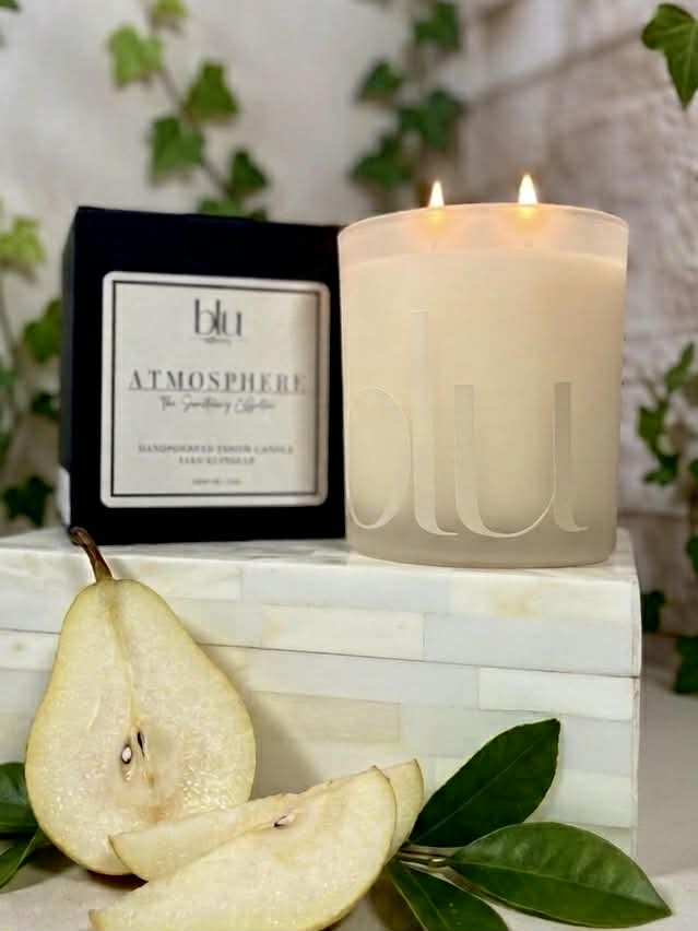 Nectar Artisan Candle by Atmosphere by BLU - Peach Nectar and Wild Honey scent