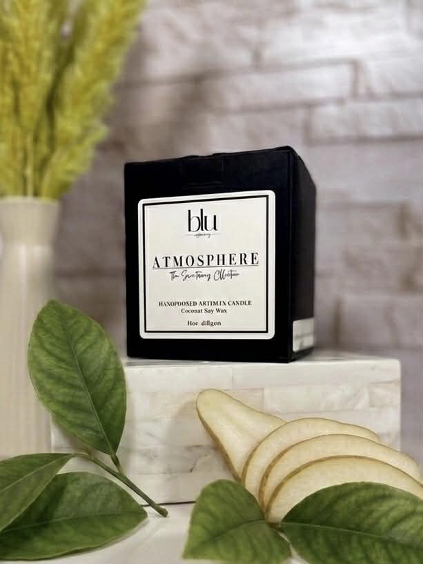 Nectar Artisan Candle by Atmosphere by BLU - Peach Nectar and Wild Honey scent